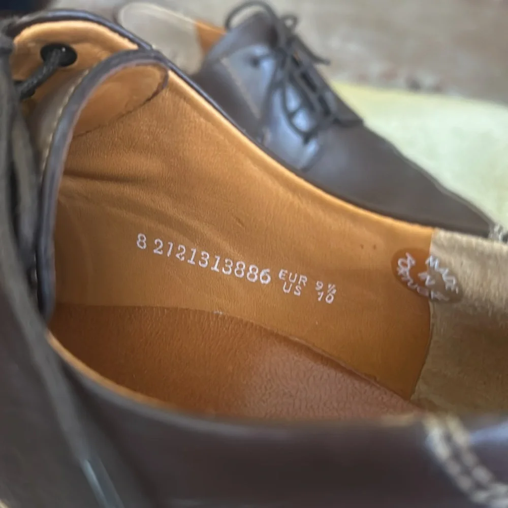 Mephisto Goodyear Welt Shoes Men's Size 10 Brown Casual Derby Oxford